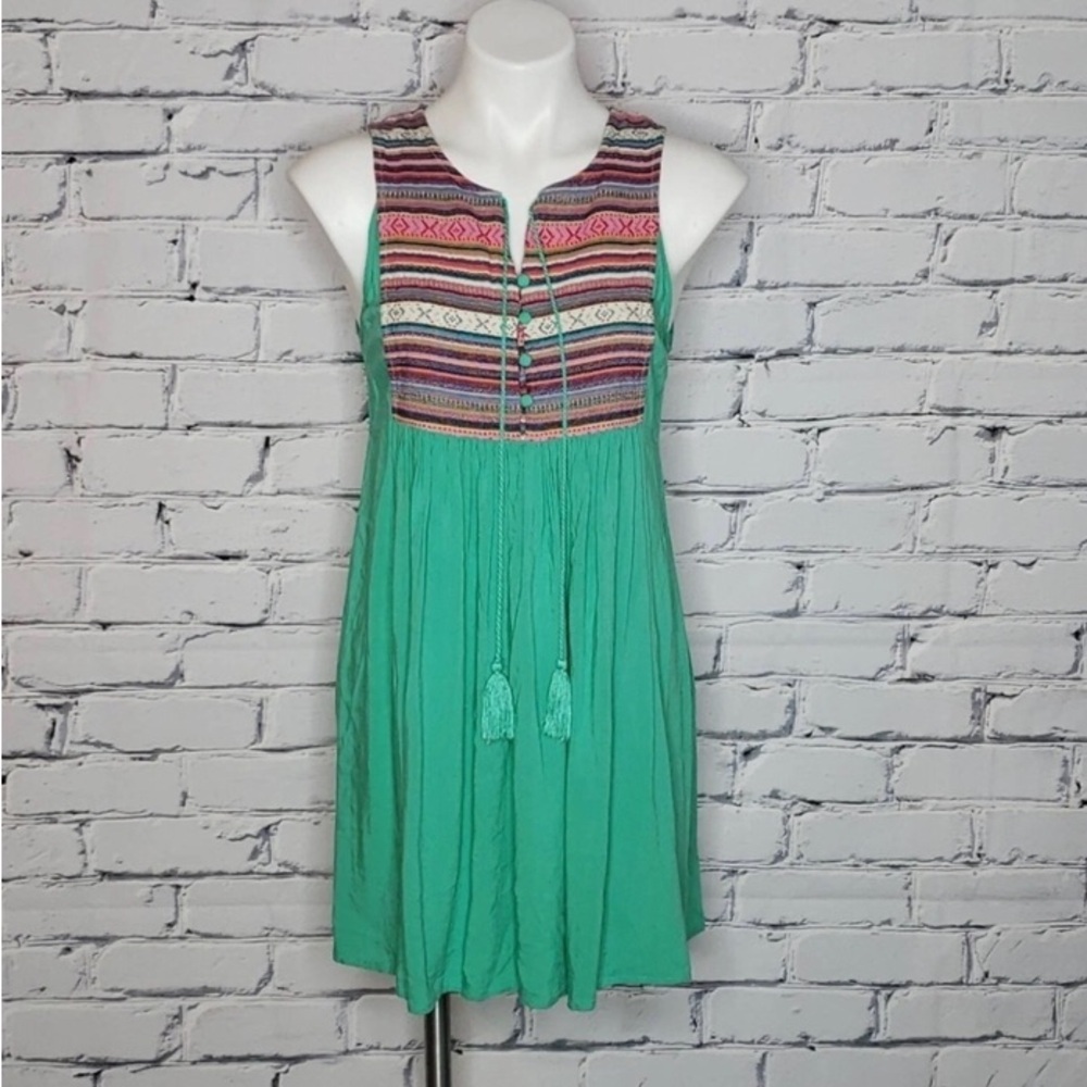 SOLD Umgee Sleeveless Aztec Print Dress Size Large